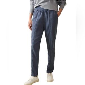 Faherty Arlie Pants in Navy, Tencel linen blend size women’s XL